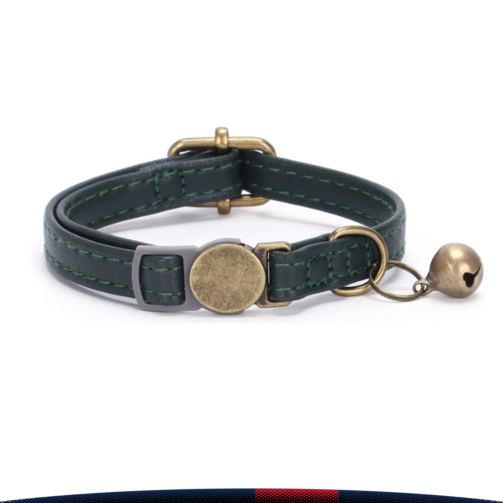 Japhet Retro PU Breakaway Cat Collar 6