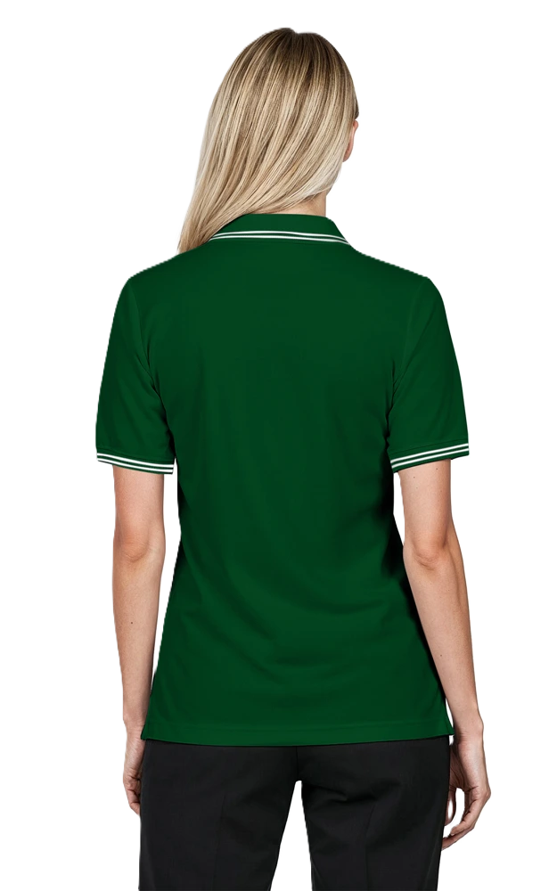 Ladies' Superblend Tipped Pique Polo 20