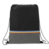 Rainbow RPET Drawstring Bag 23