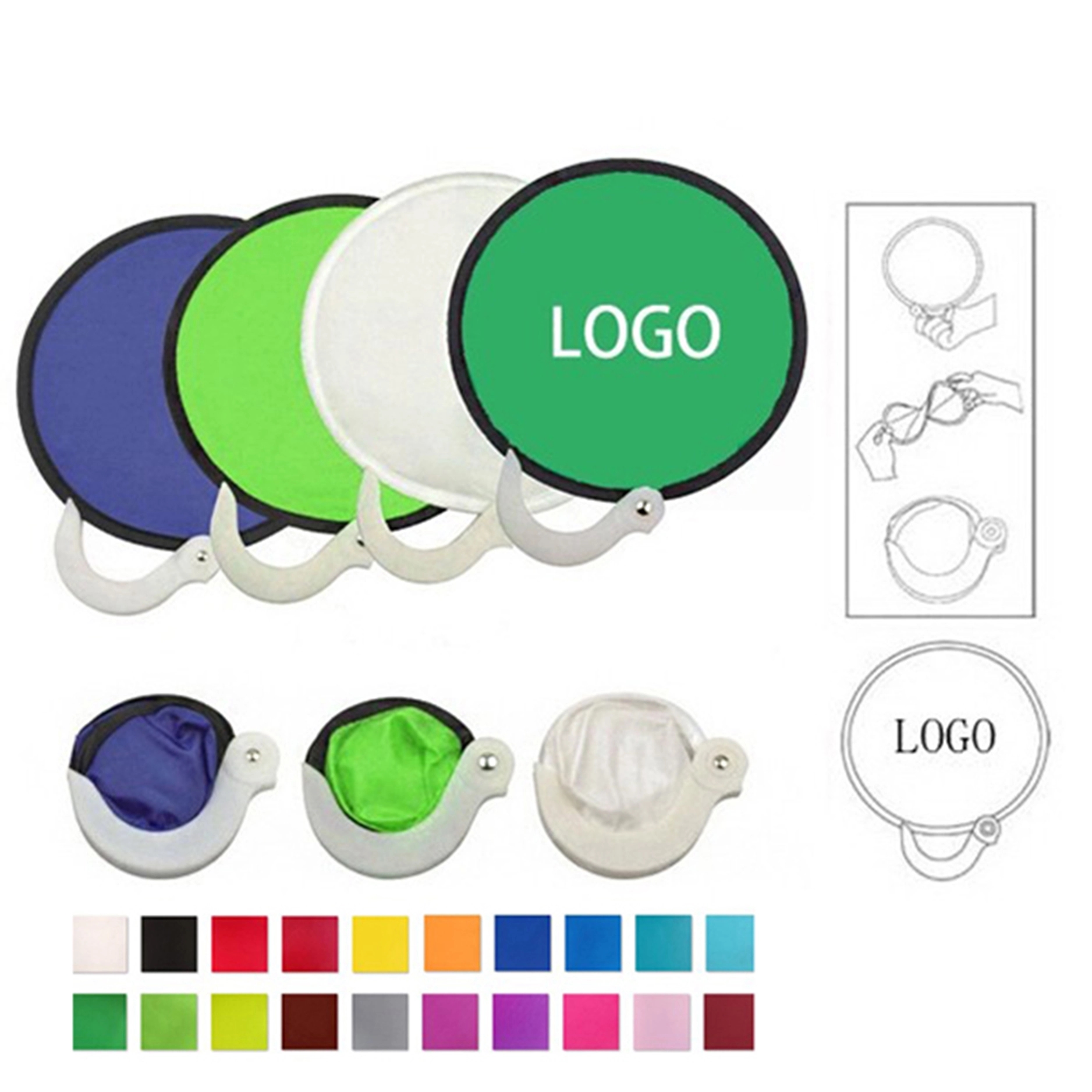 Folding Fan With Handle 4
