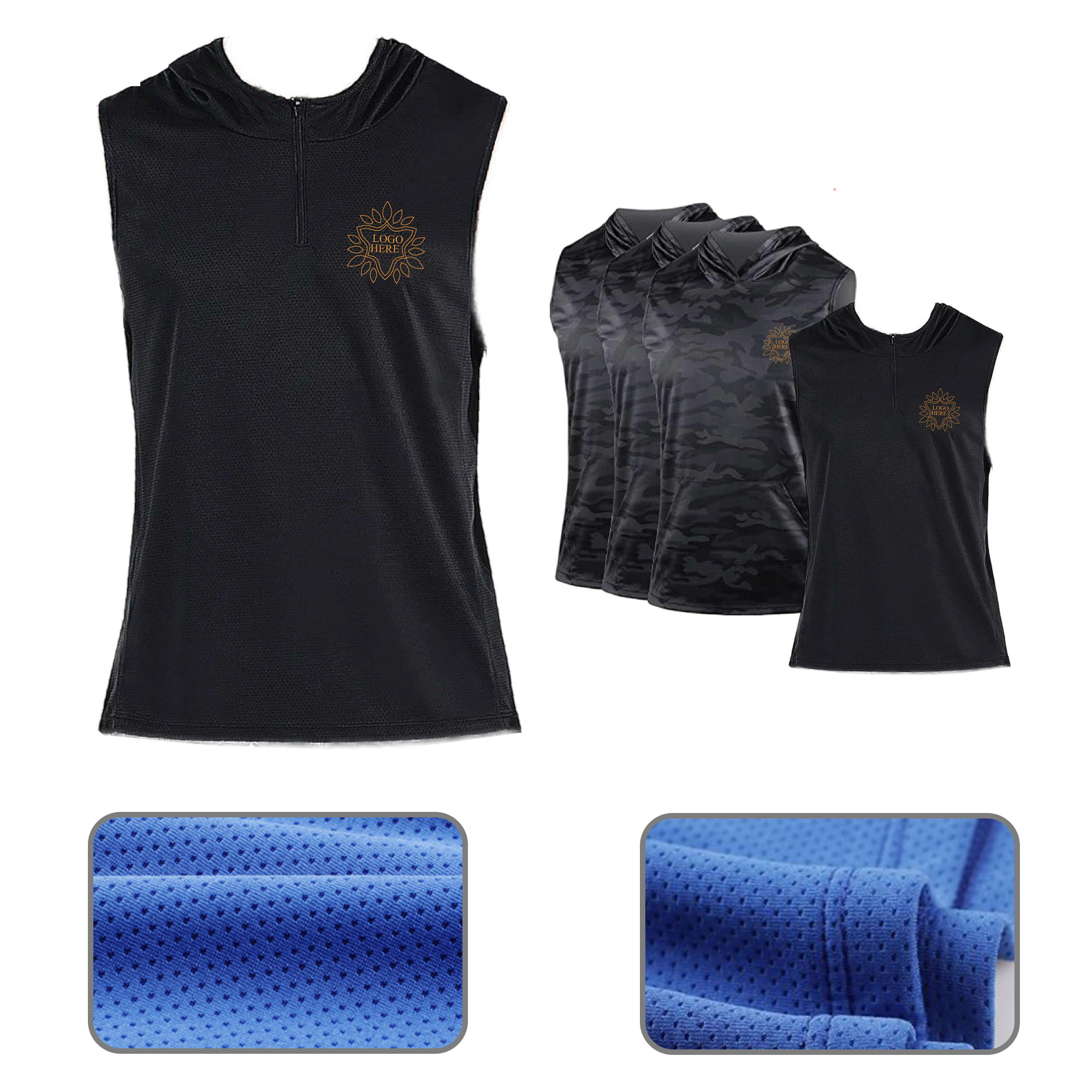 Sleeveless Gym Hoodie 3