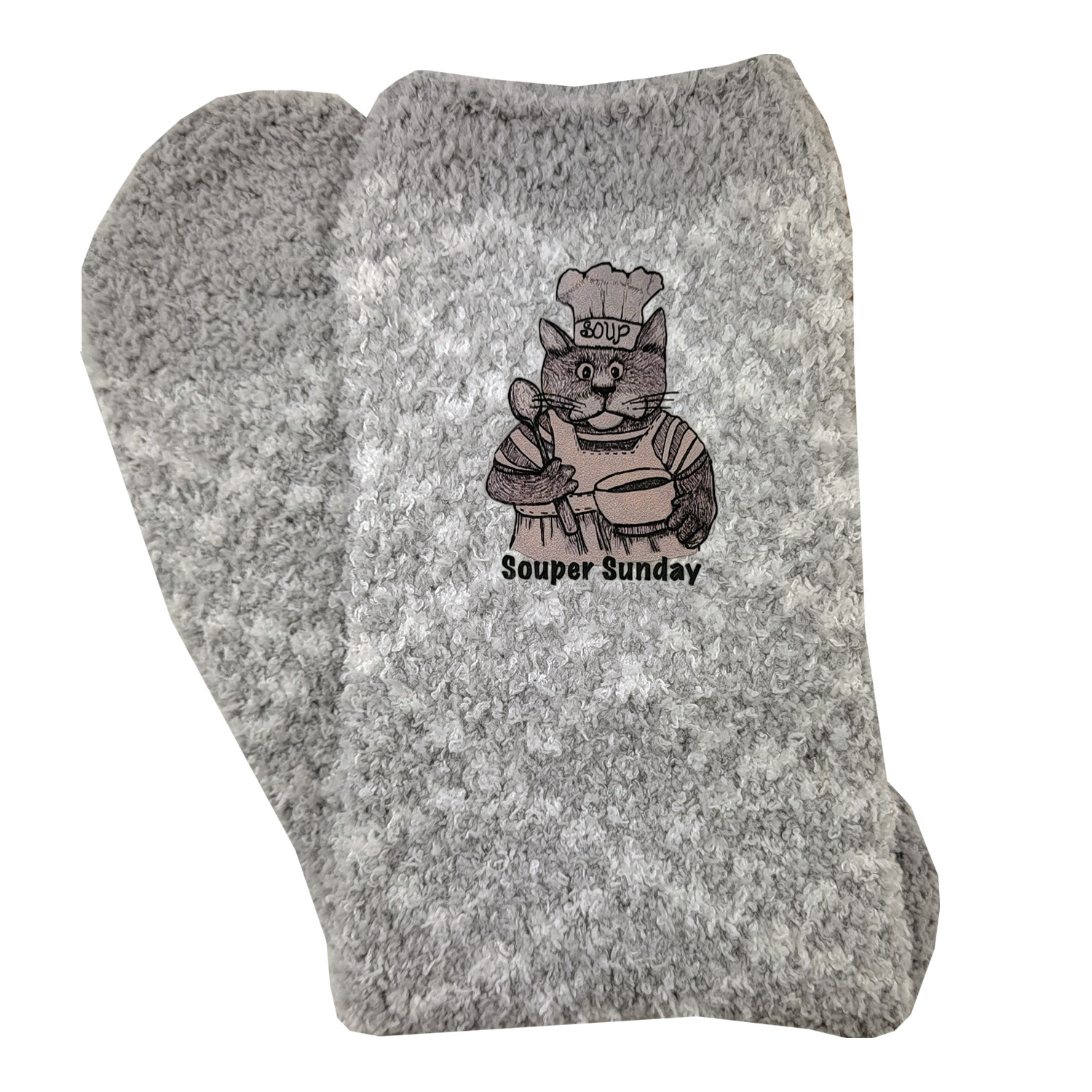 Fashion Fuzzy Feet with Oversized DTF 7
