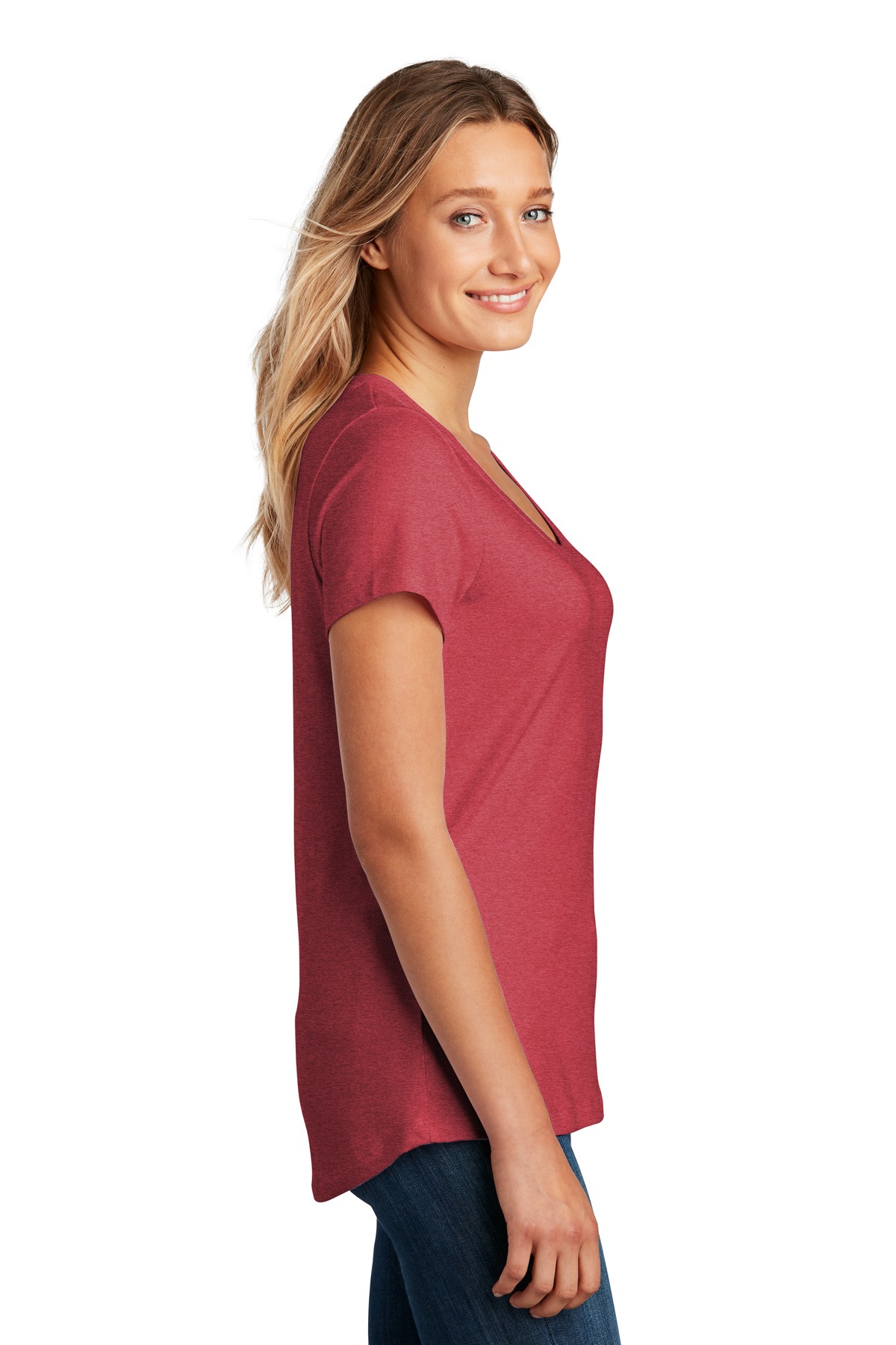 District Women's Flex Scoop Neck Tee DT7501 5