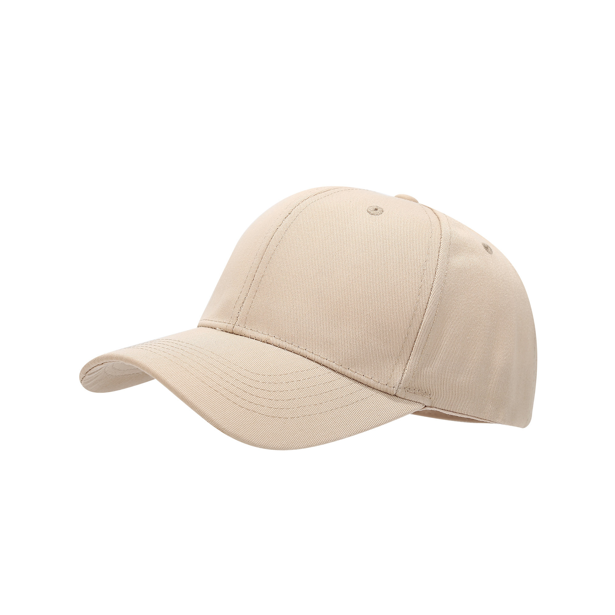 Structured Cotton Adjustable 6 Panel Baseball Cap 2