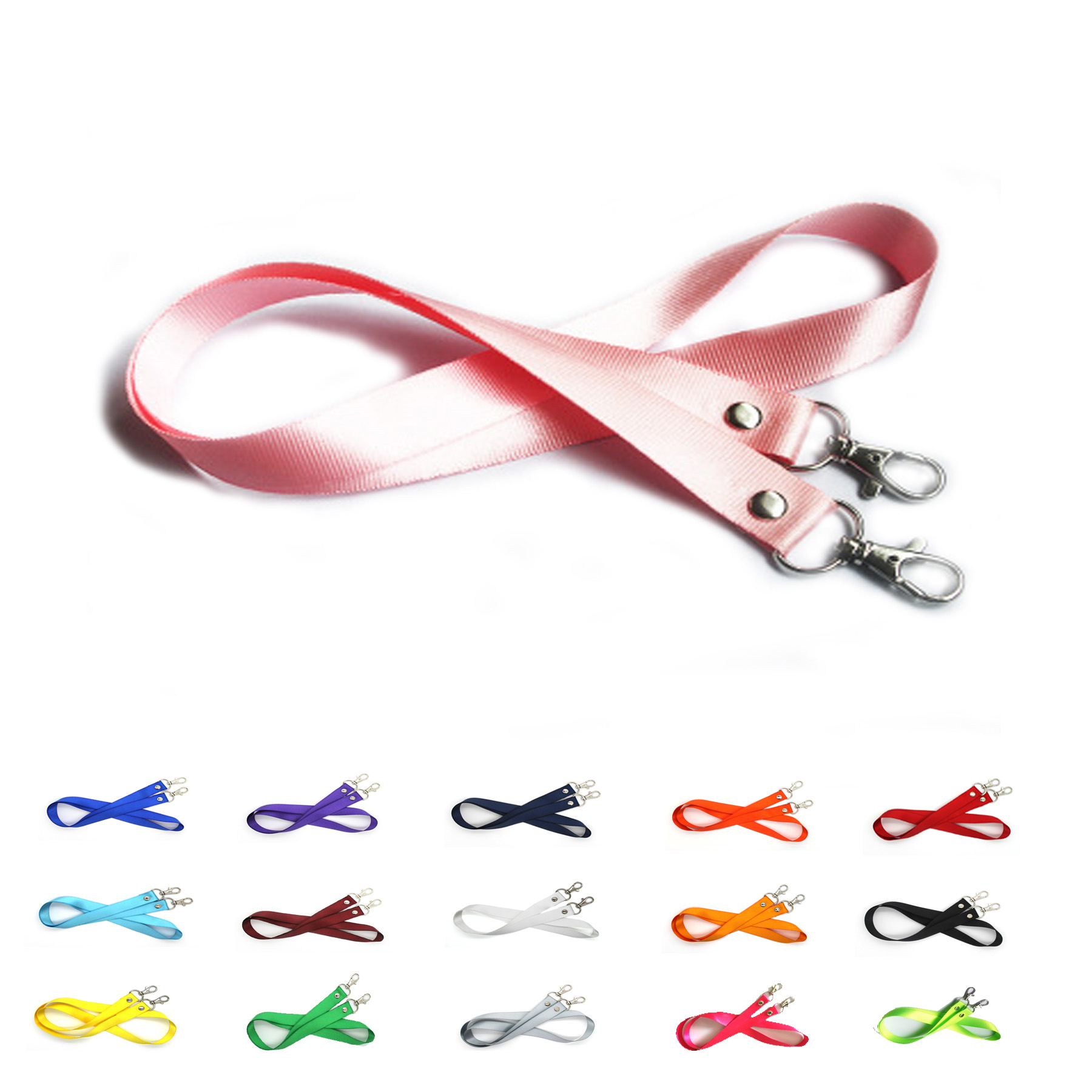 Double Clips Lanyard for Facemask and ID Card 1