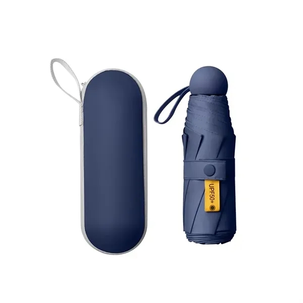 Compact UV-Protective Folding Umbrella with Case 5