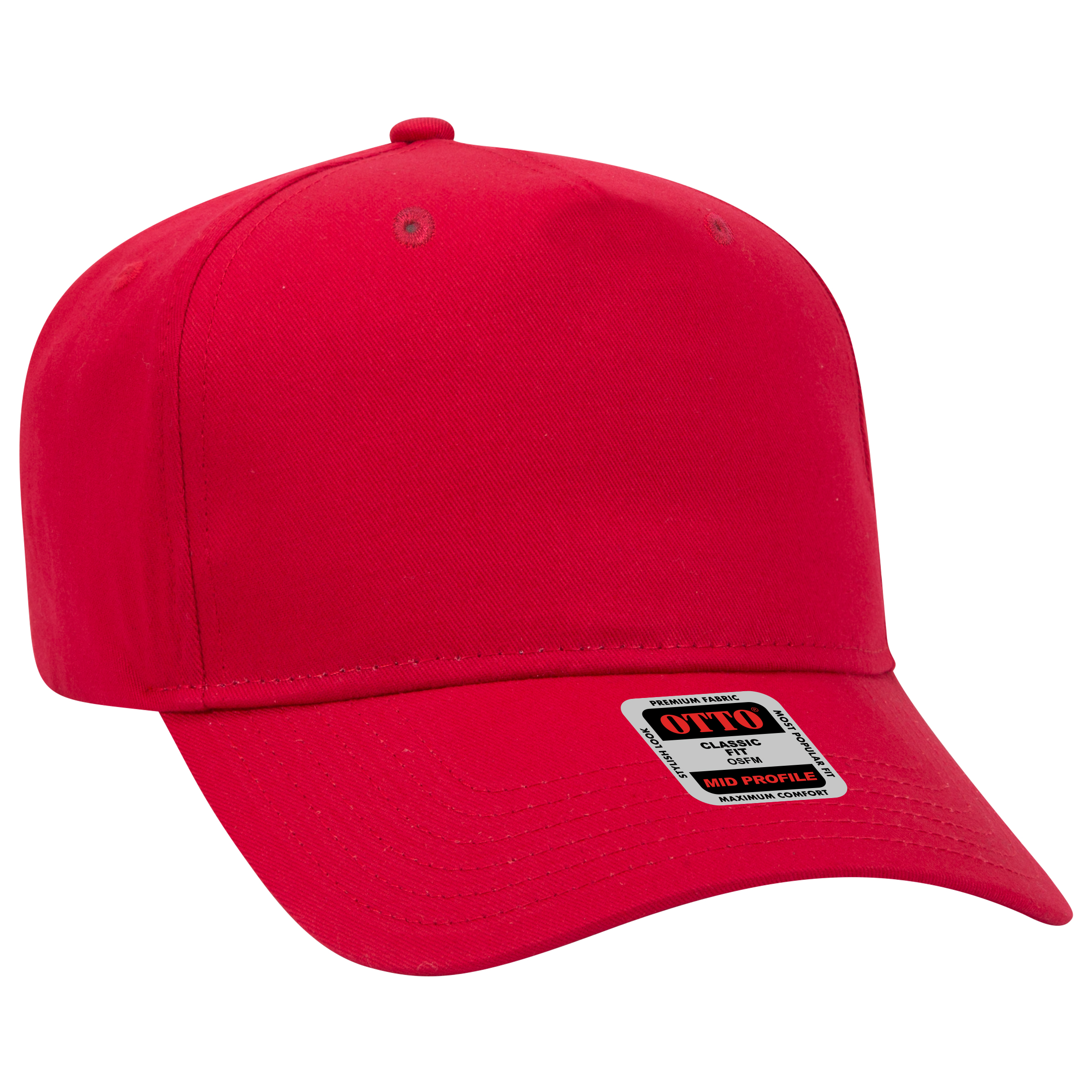 OTTO CAP® 5 Panel Mid Profile Baseball Cap 16