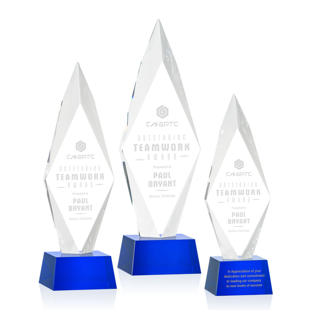 Manilow Award on Robson Base - Blue 4