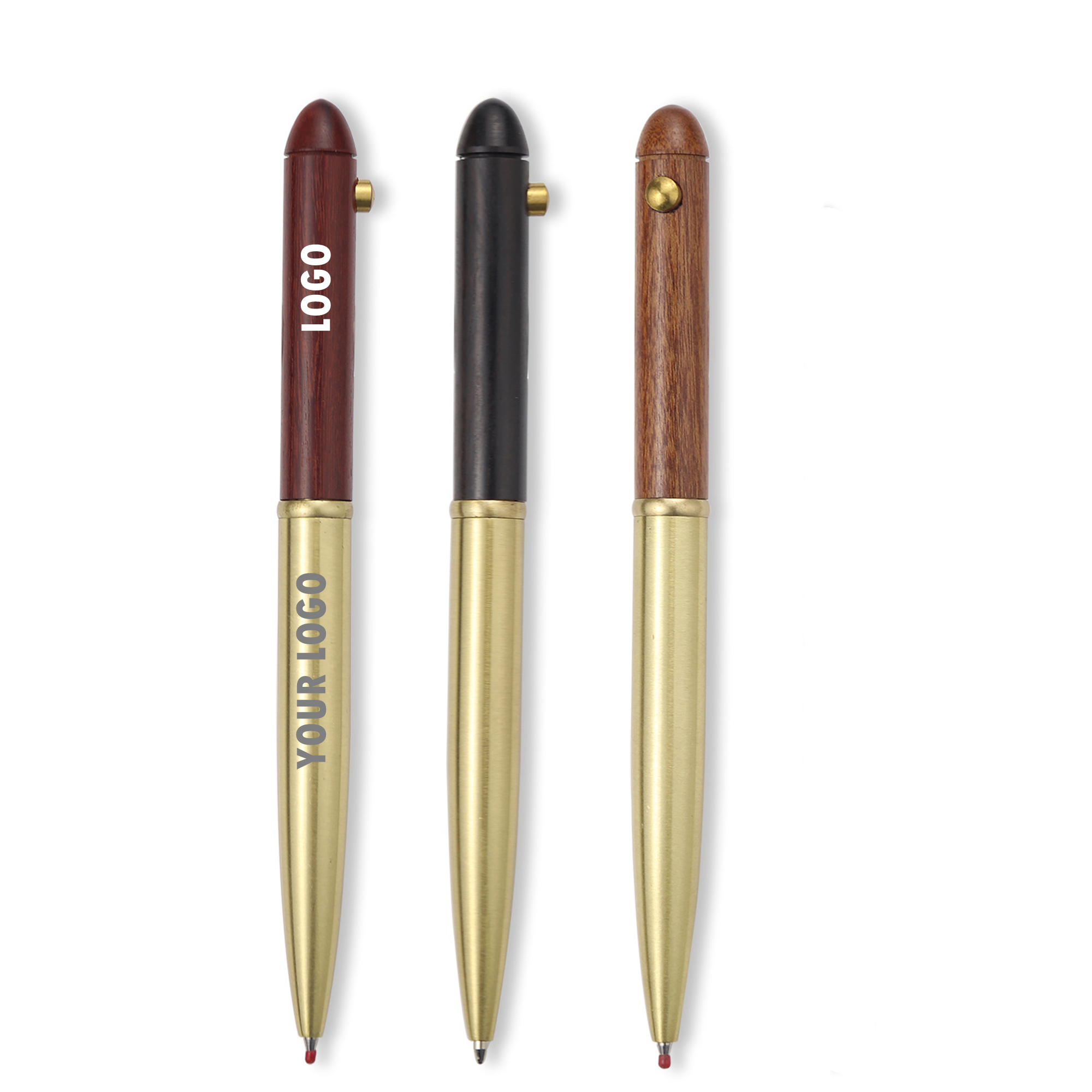 Handcrafted Brass Wooden Ballpoint Pen