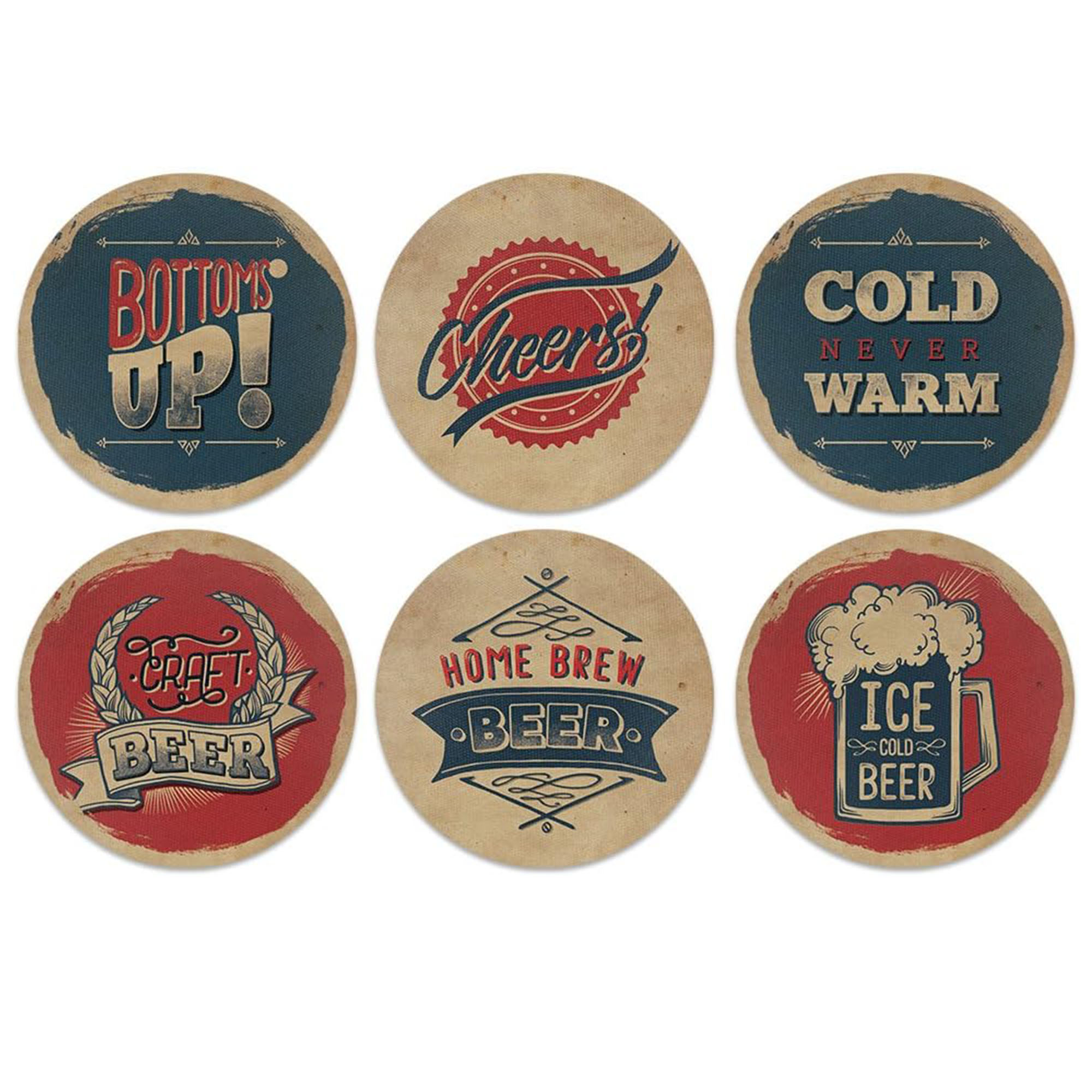 Summer Beverage Absorbent Paper Coaster 1