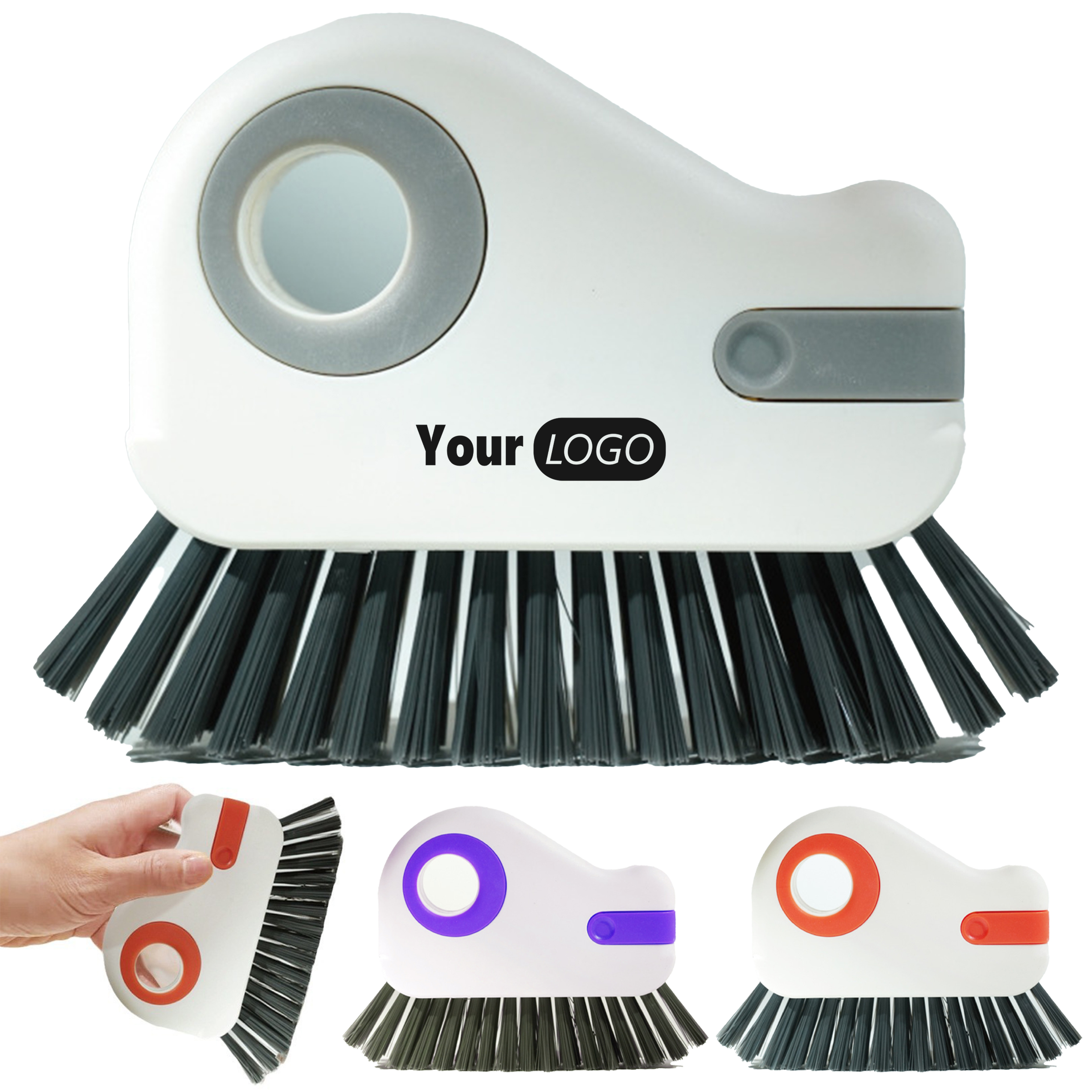 Polyethylene  2-In-1 Groove Cleaning Brush 5