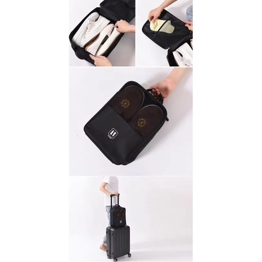 Zipper Portable Storage Shoe Bag For Travel 2