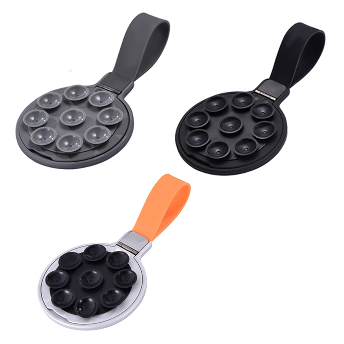 Suction Cup Phone Holder Stand W/ Foldable Support Design 4