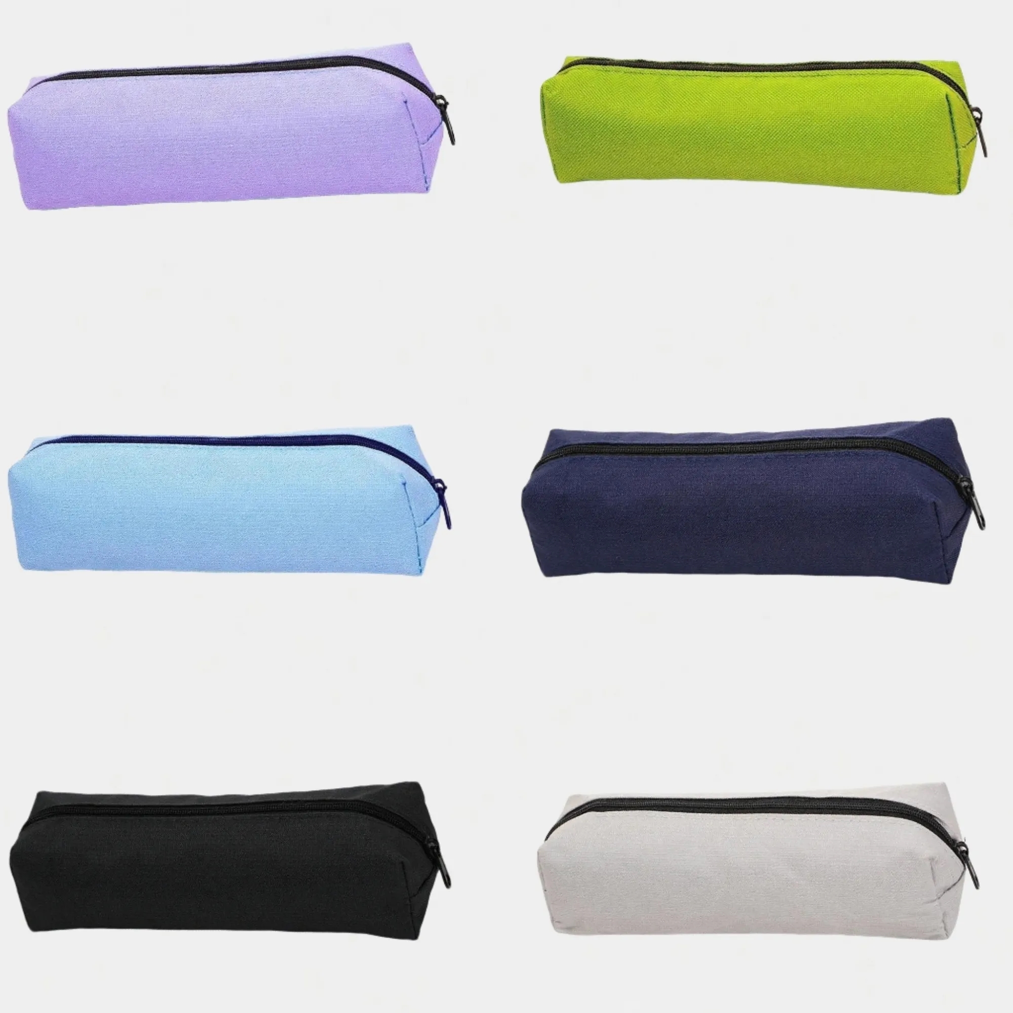 Solid-Colored Large-Capacity Pencil Case 3