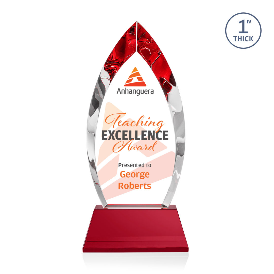 Marinello VividPrint™ Award on Base - Red 19