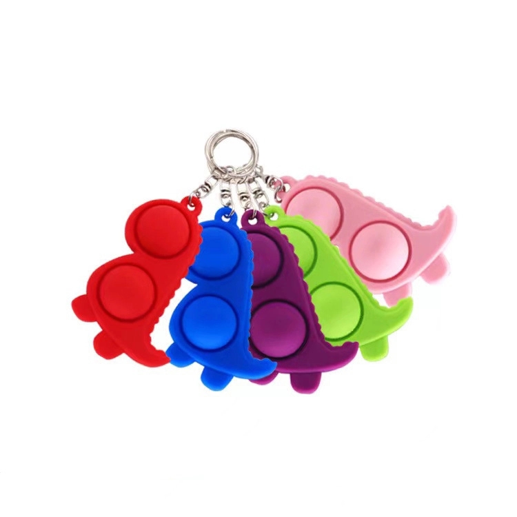 Mini Dinosaur/Unicorn Push Pop Keychain 17