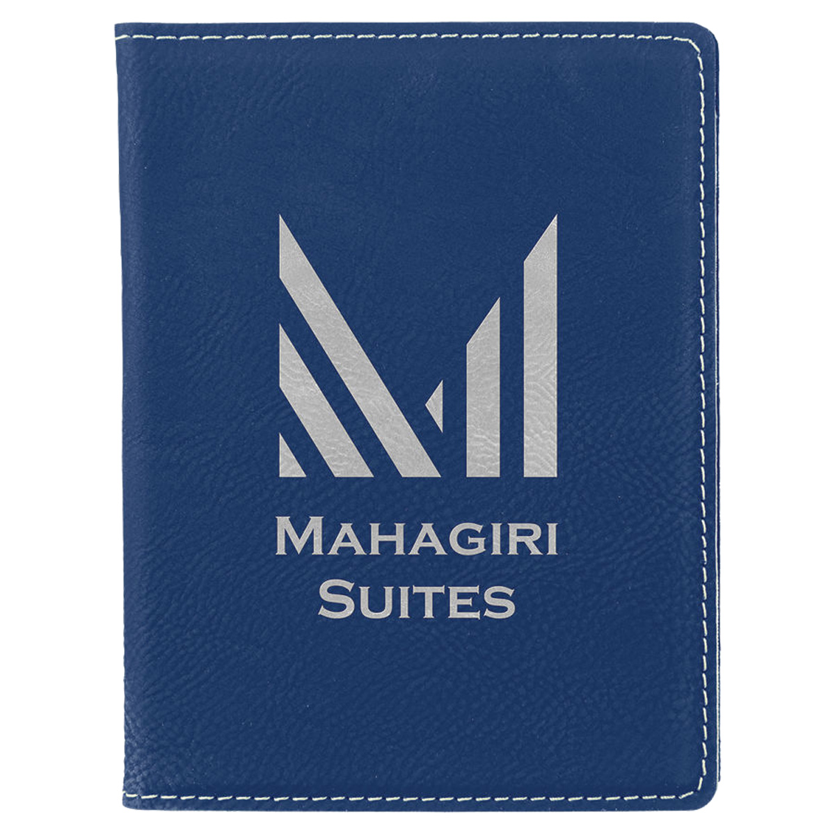 Blue/Silver Leatherette Passport Holder 5