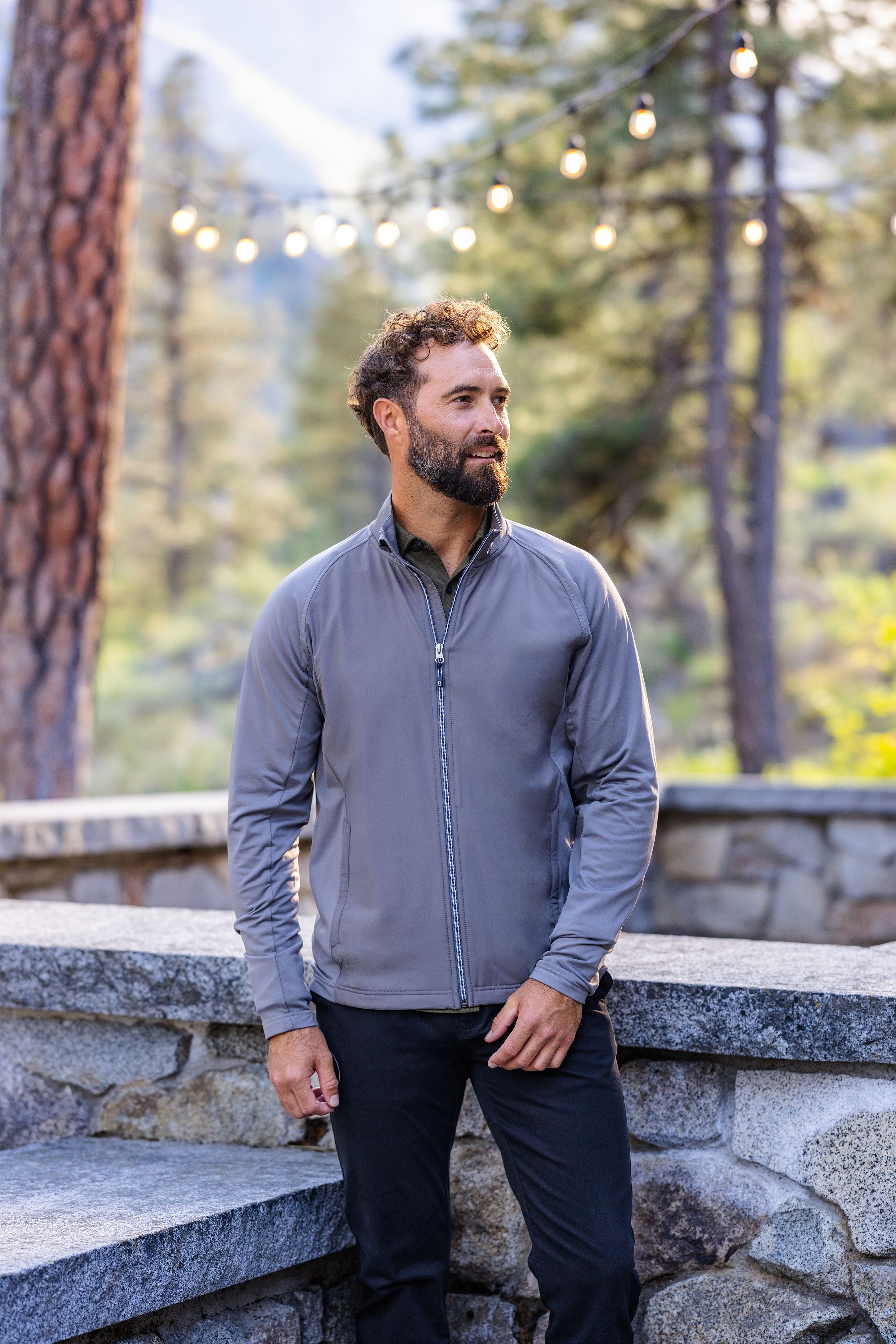 Cutter & Buck Adapt Recycled Soft Knit Stretch Mens Hybrid Full Zip Jacket 66