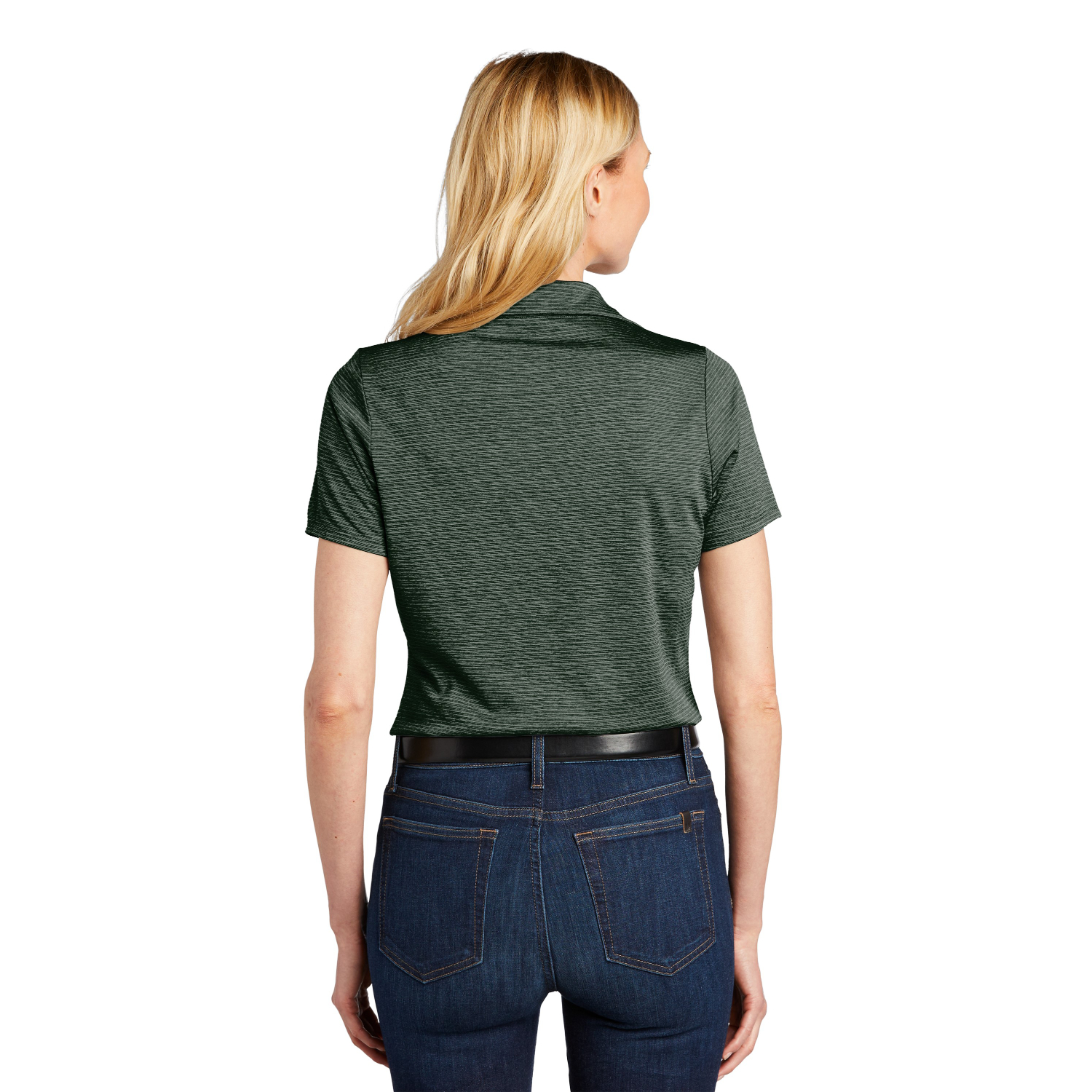 Port Authority Ladies Shadow Stripe Polo w/ Screen Print 7