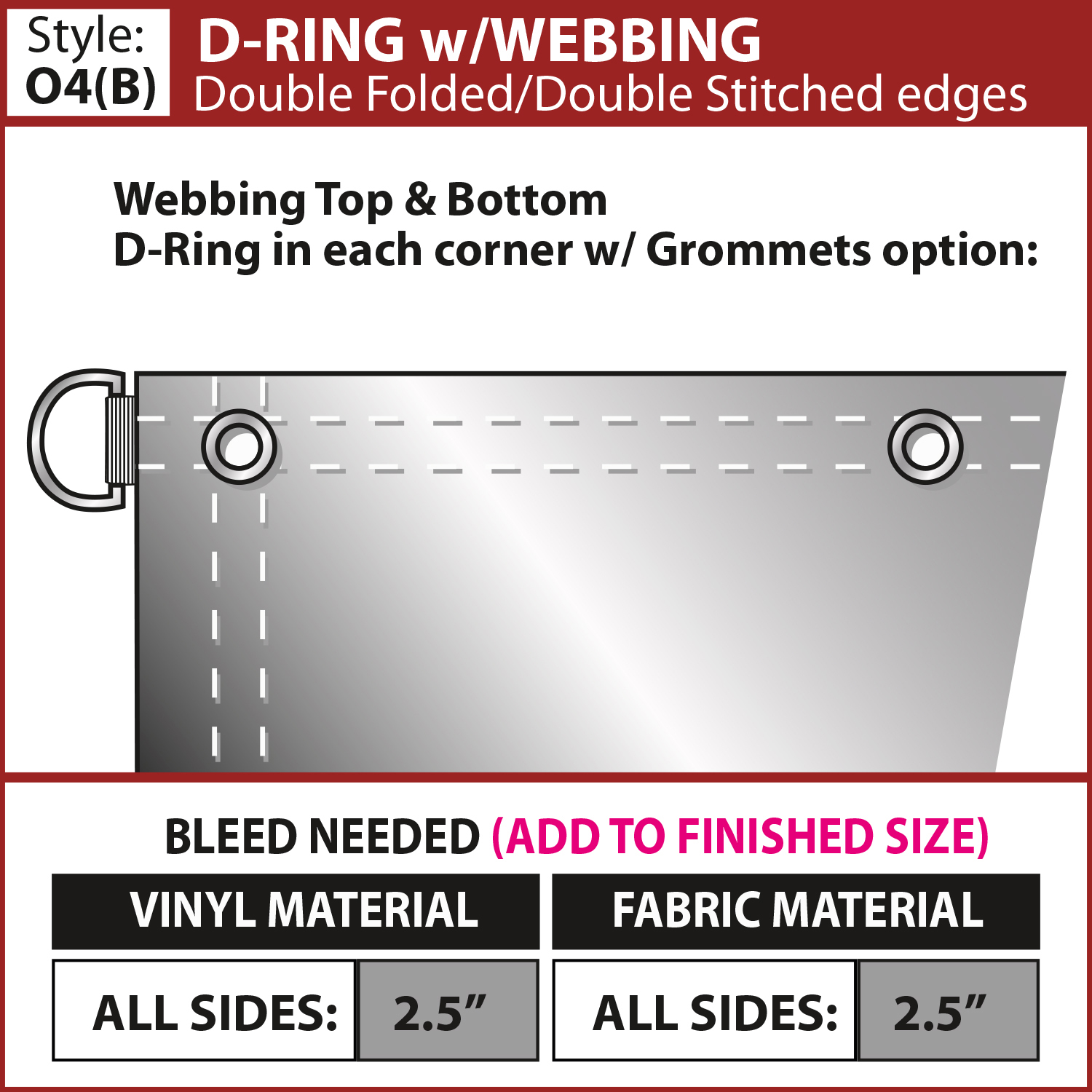 2' x 4' 10 oz. Vinyl Banner Single-Sided 15