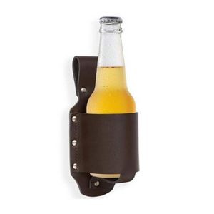 Leather Beer Holster Bottle Holders 3