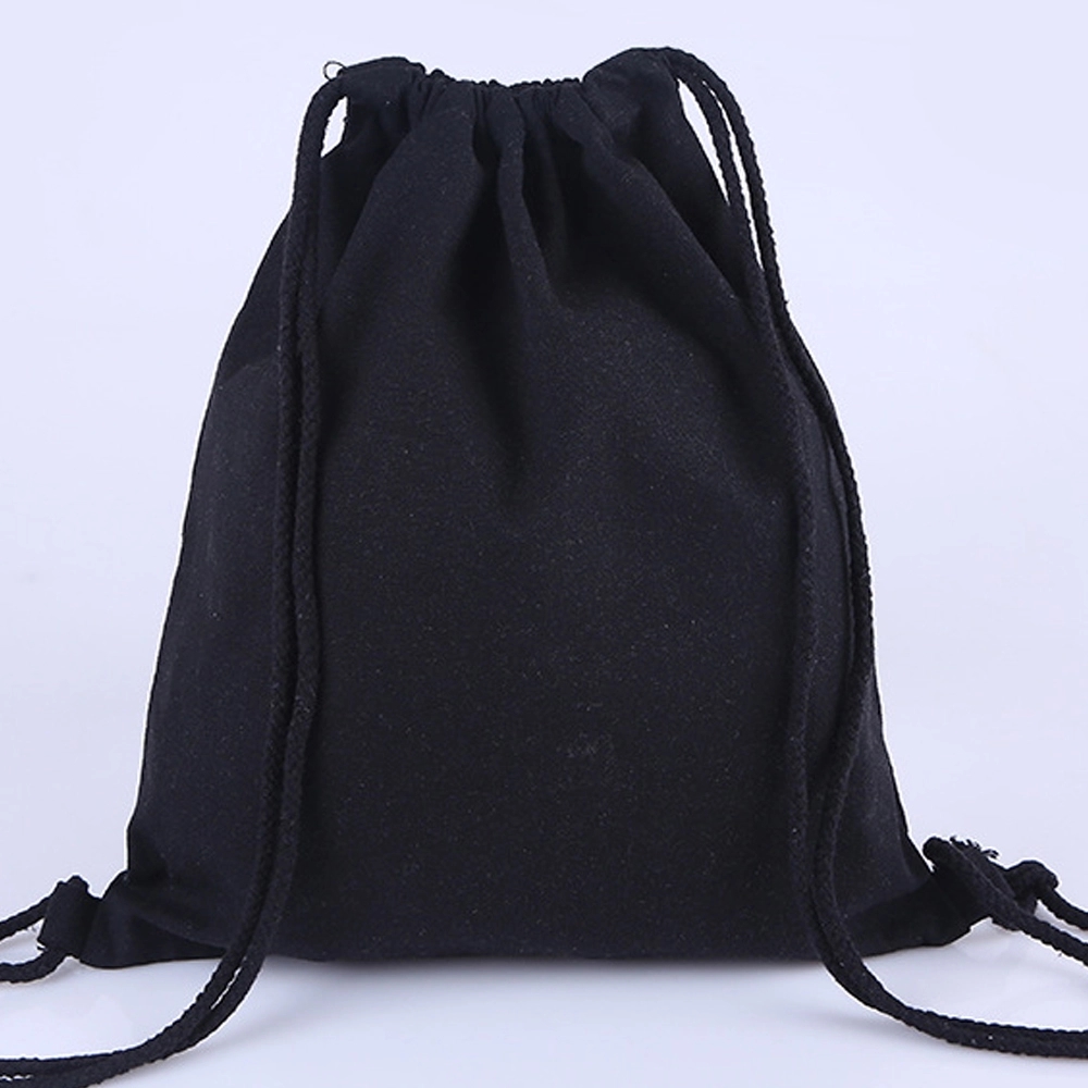 Marketing Cotton Canvas Drawstring Backpacks 2