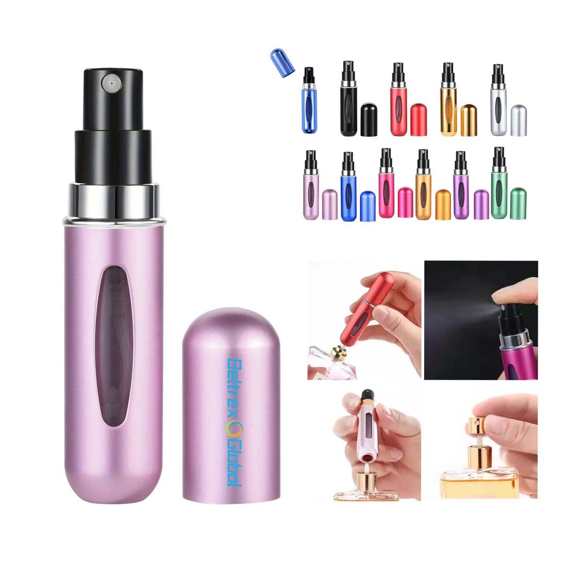Compact Perfume Atomizer Bottle Lightweight Design 10
