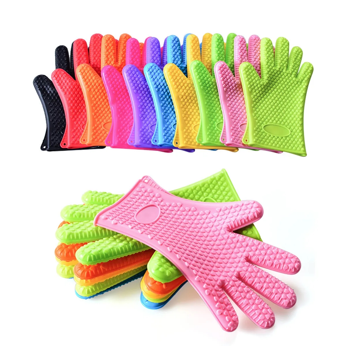 Silicone Gloves Meat Claws Digital Thermometer Bbq Set 4