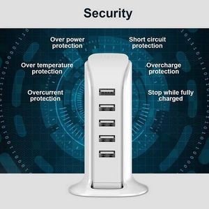 6 in 1 USB Charger Block 4