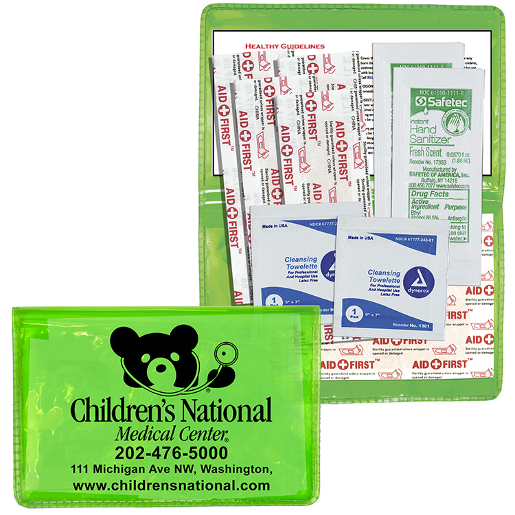 "MESS-NO-MORE XL" 10 Piece Stay Clean First Aid Kit 11