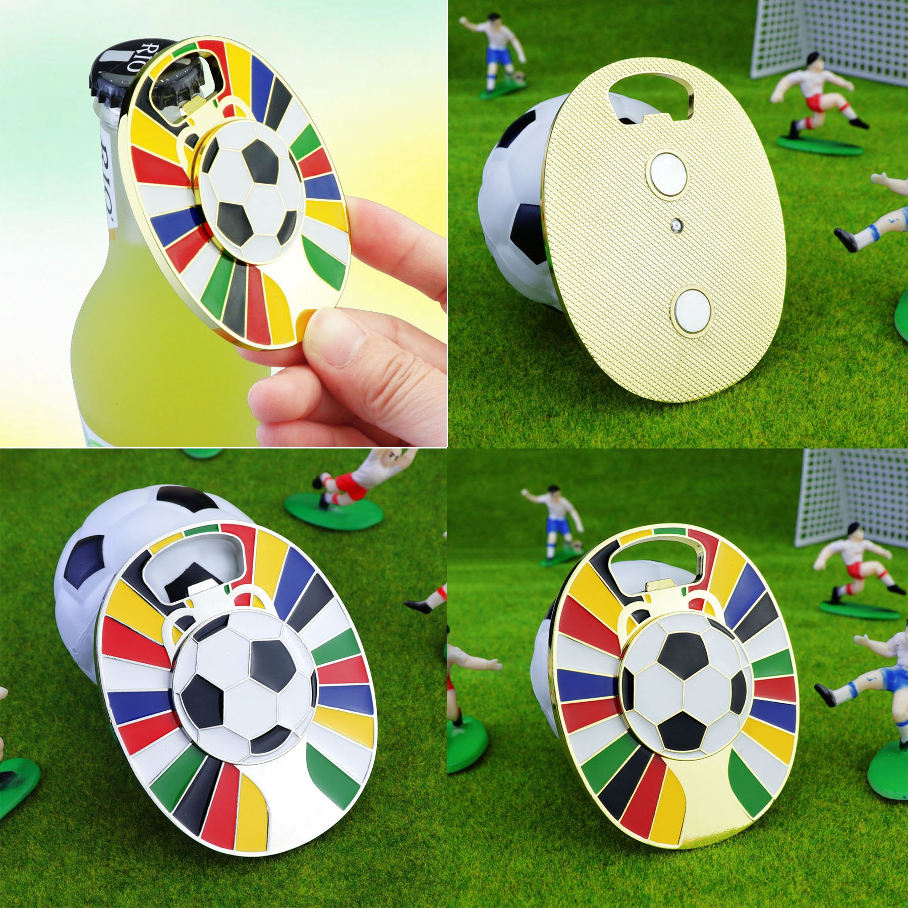 Delicate Soccer Shape Bottle Opener 2