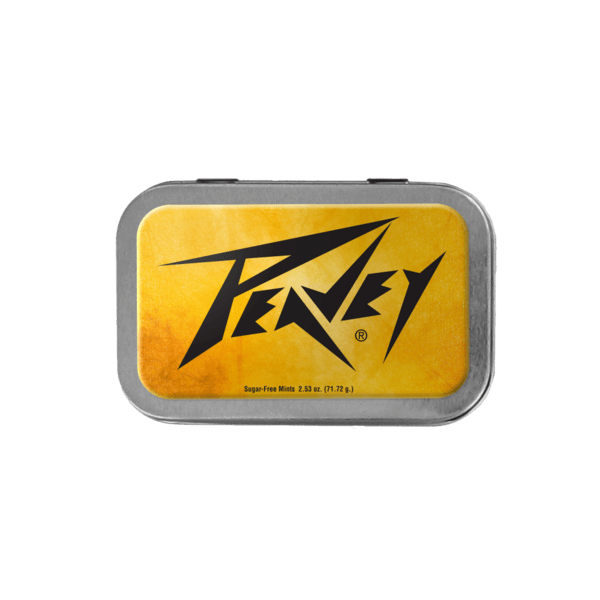 3 3/4" x 2 3/8" Large Rectangular Hinged Tin with Mints 23