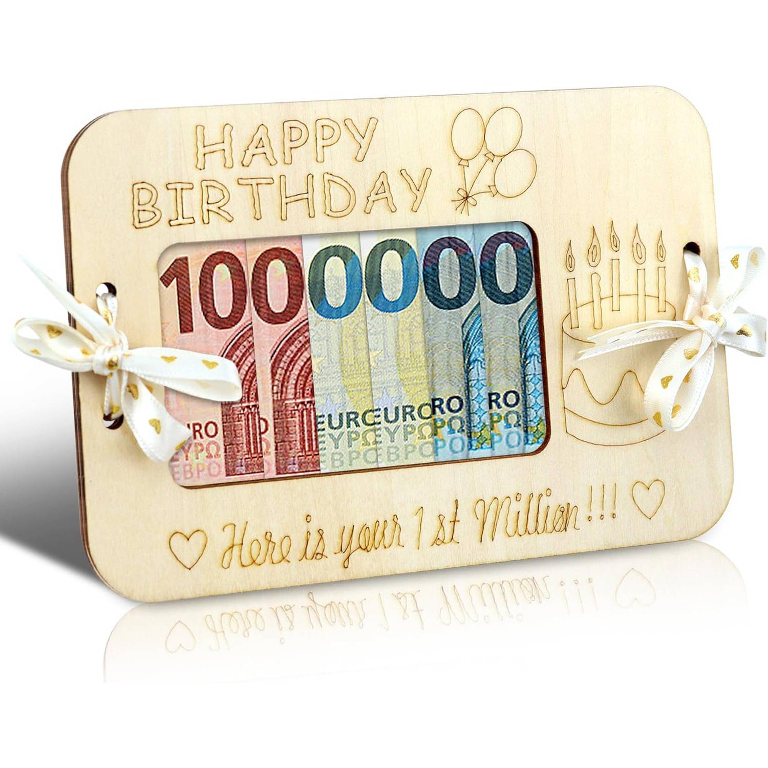 Wooden Wallet Cash Gift 7