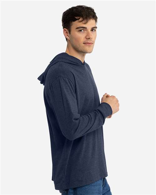 Unisex CVC Hoodie Long Sleeve T-Shirt - 6221 41