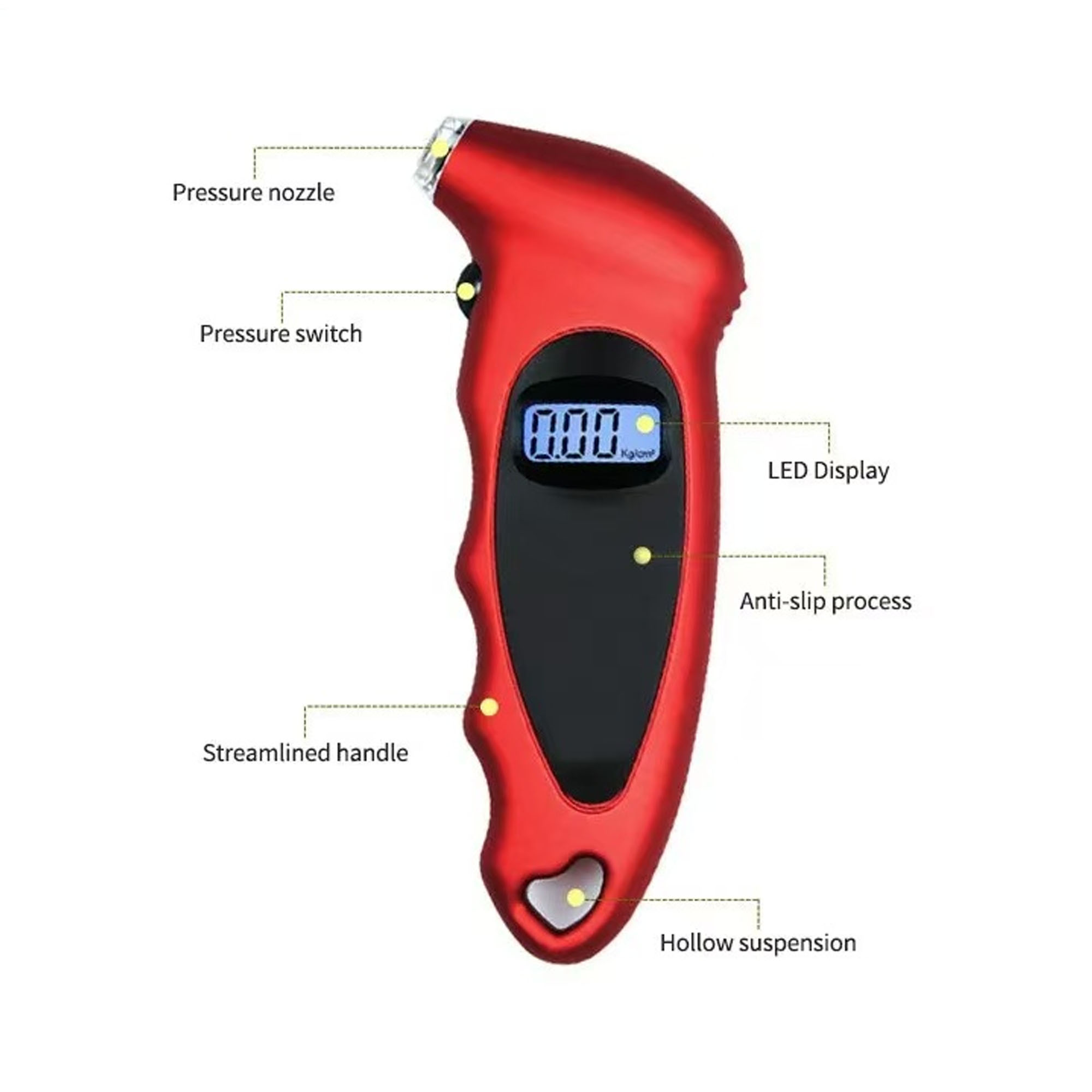 Auto Digital Tire Pressure Gauge 5