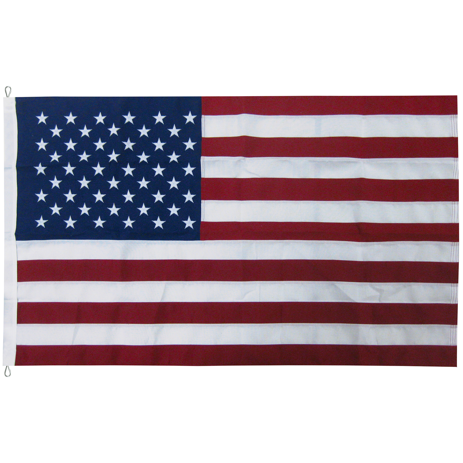 25' x 40' 2-Ply Polyester U.S. Flag with Rope and Thimble 3