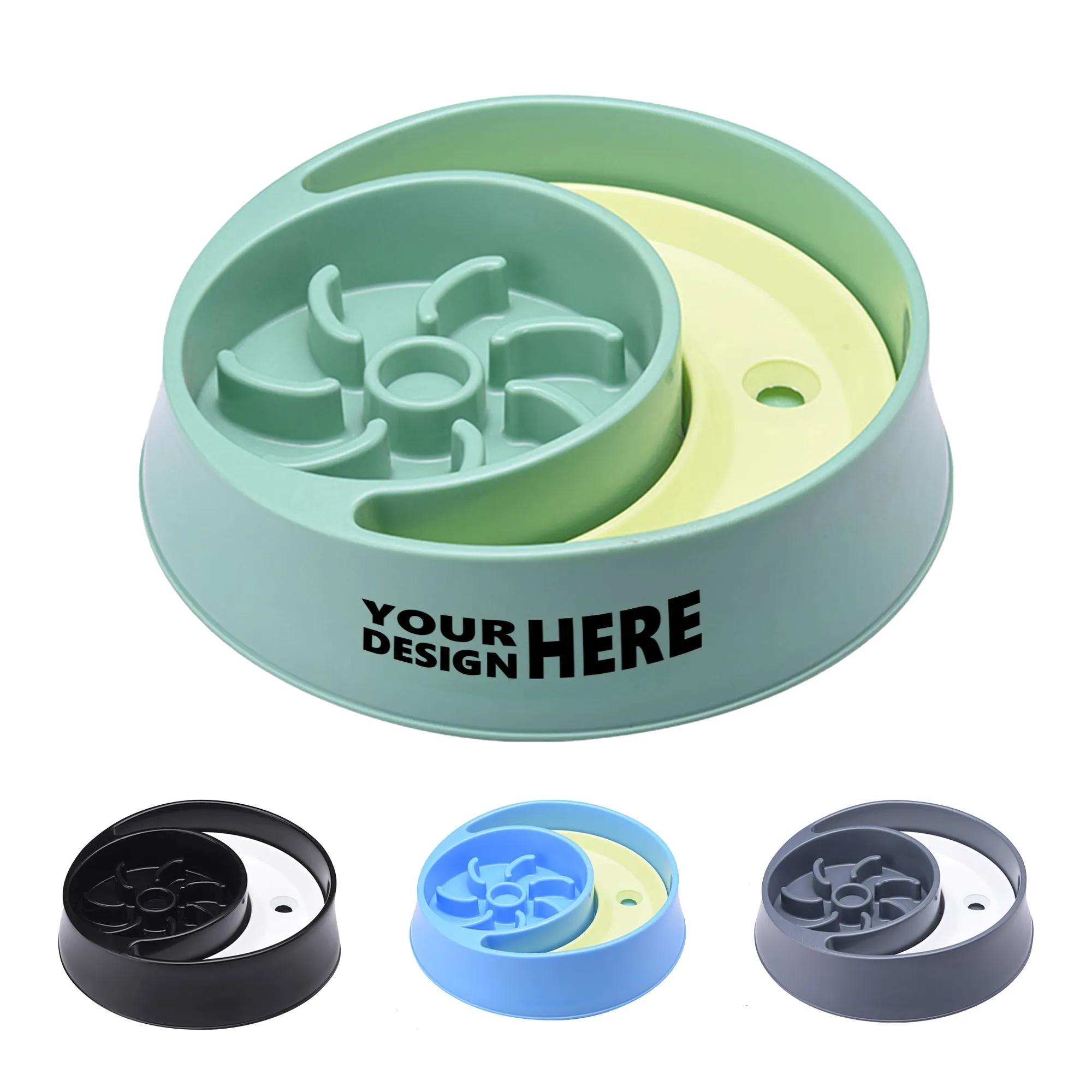 Double Bowl Pet Feeder for Water and Food 2