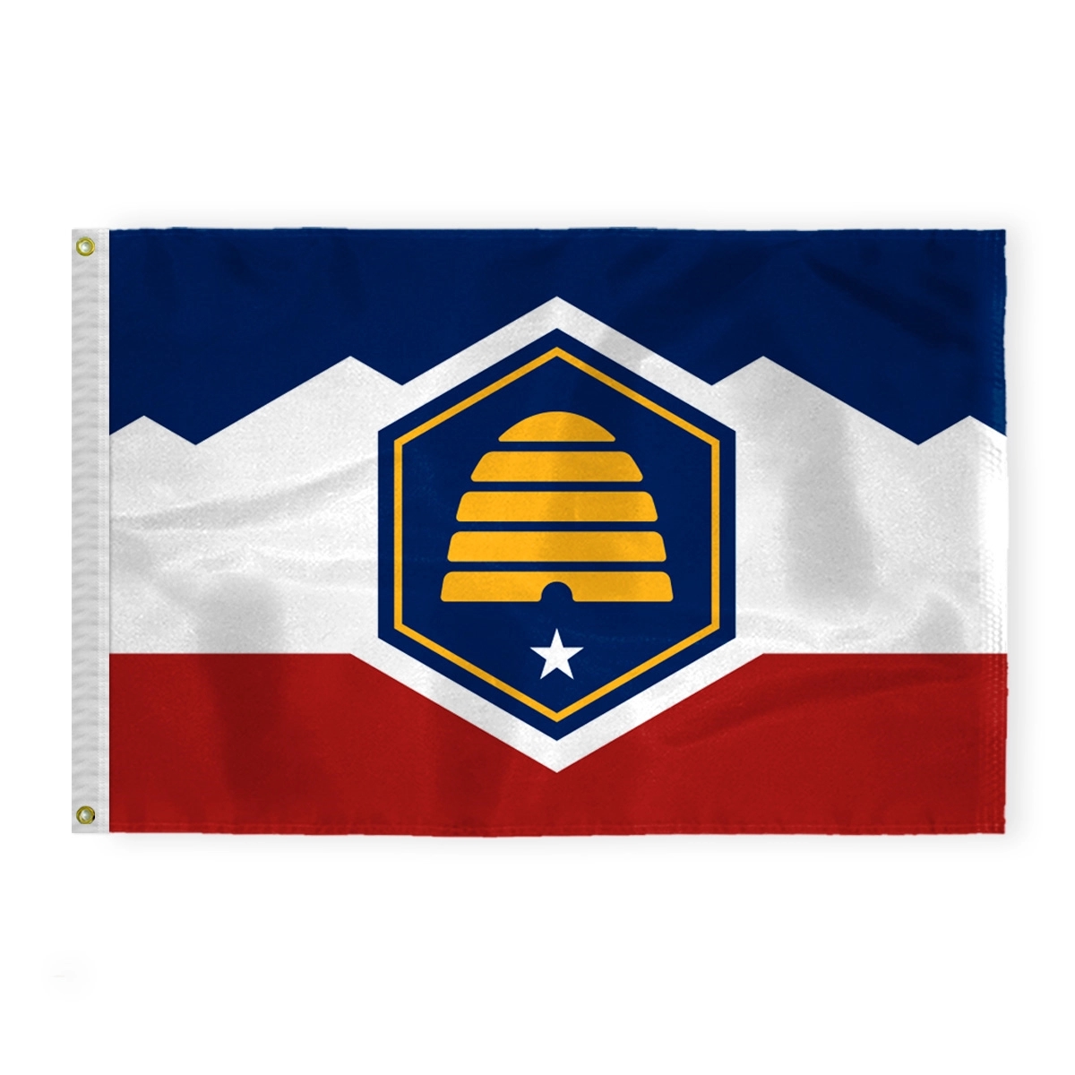 2'X3' 200D Nylon 1ply Utah(Design 2023) Flag 2