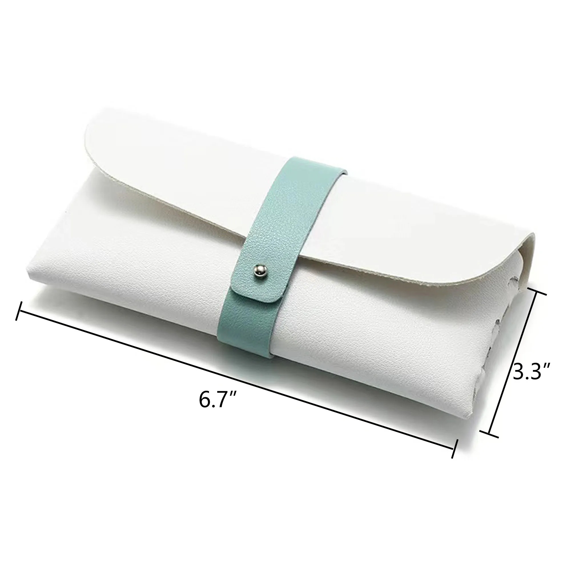 PVC Leather Soft Holder Pocket Bag Sunglasses Case 5