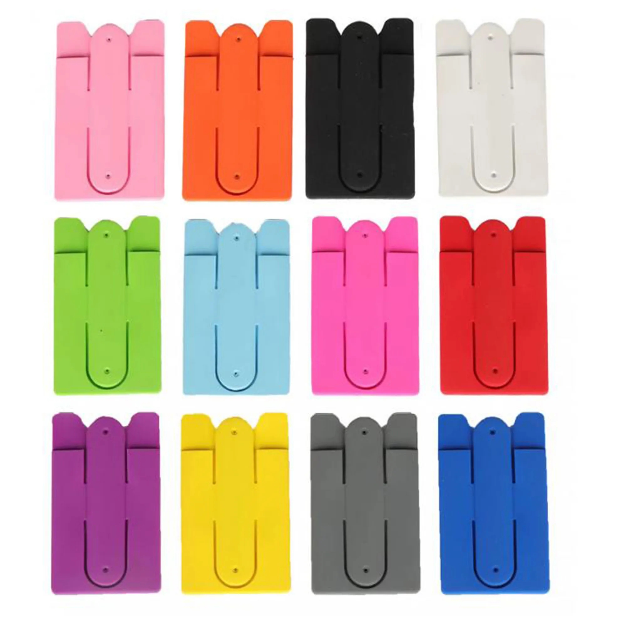 Silicone Cellphone Wallet With Phone Stand 2