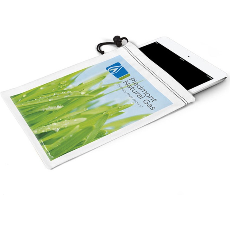 Ultra Opper Fiber® Large Tablet Bag w/Drawstring Stopper - Full Color