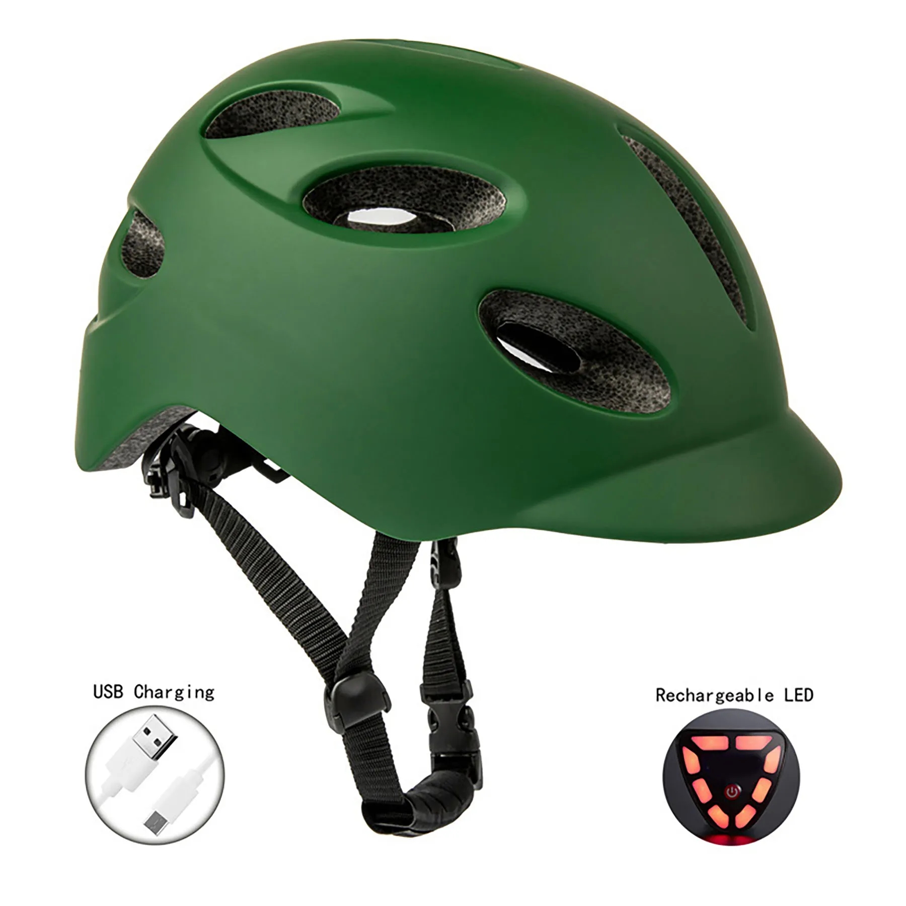 Bicycle Helmet with Rear Light 8