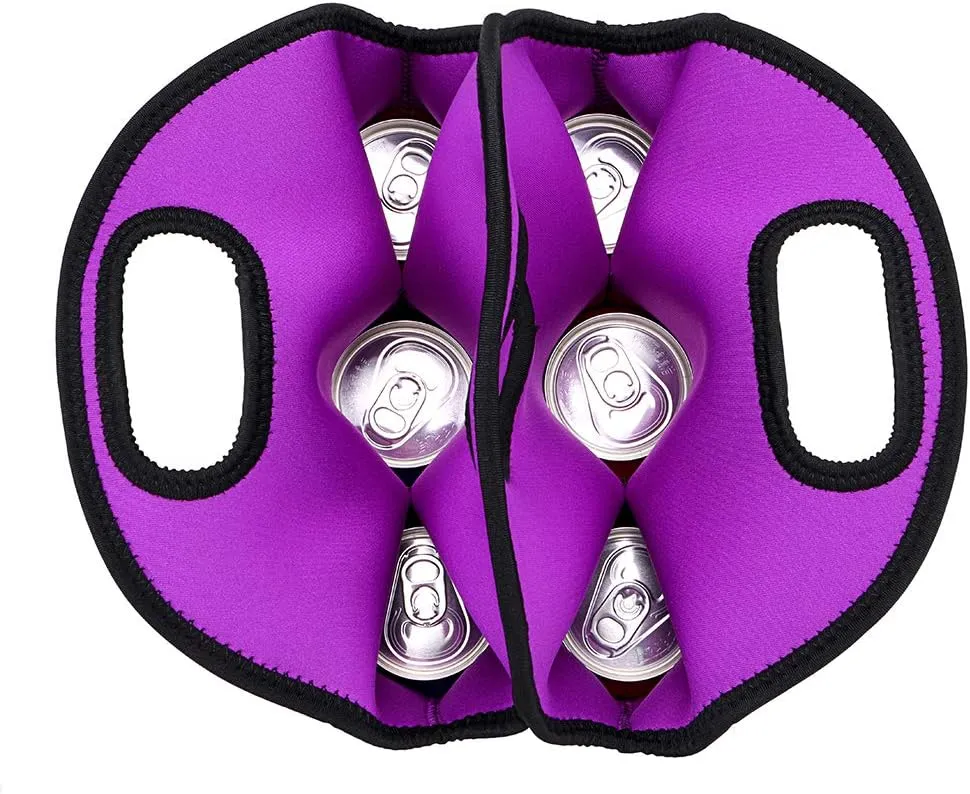 6 Pack Bottle Can Carrier Tote 3