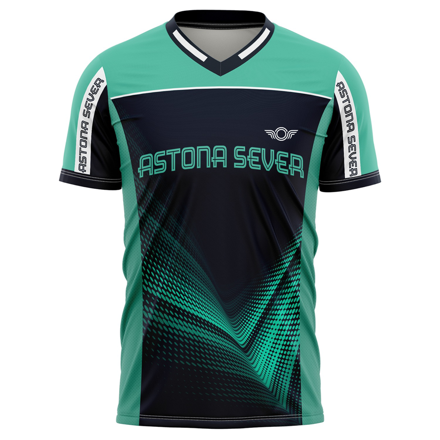 Men's & Kids' Premium Sublimation Football Fanwear Jersey - Spandex with Mesh Siding 7