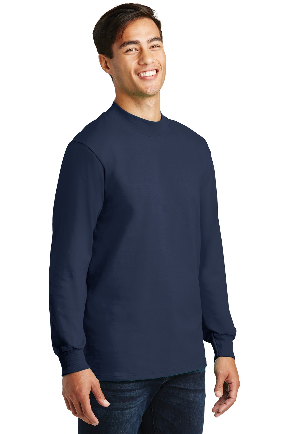 Port & Co Essential Mock Turtleneck. PC61M 7