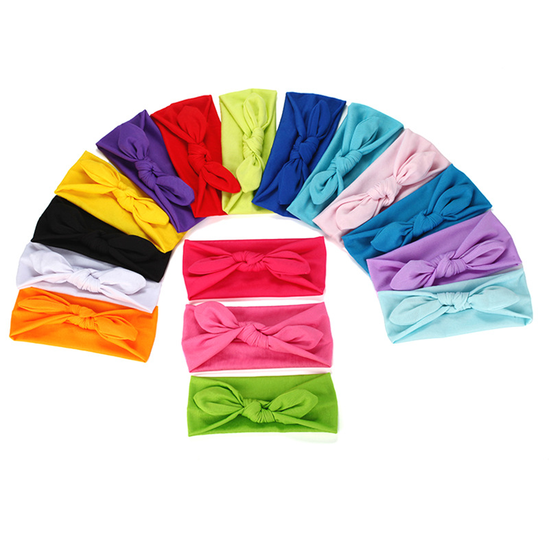 Head-wraps Hair Band Knotted Headband Rabbit Ears 22