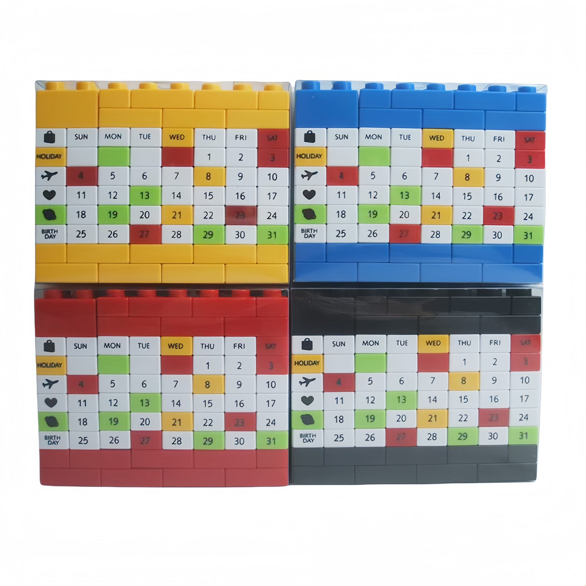 Eco-Friendly Reusable Block Perpetual Calendar 3