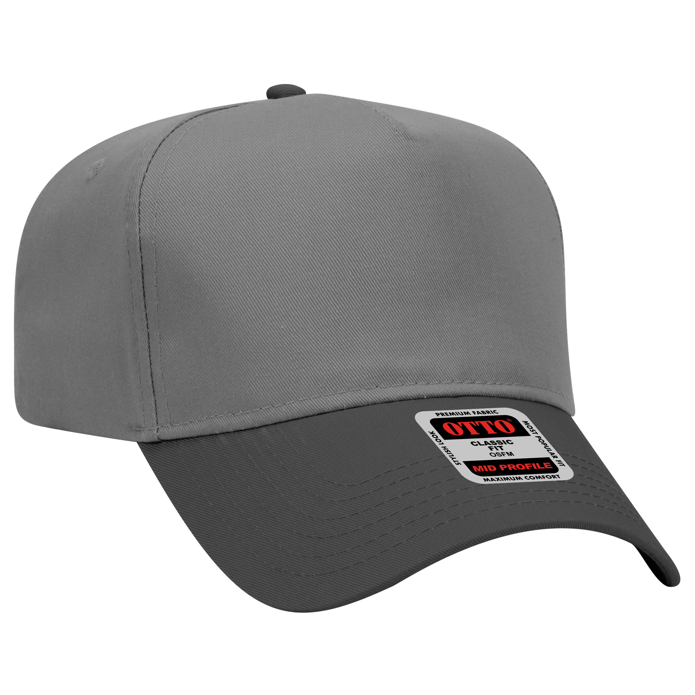 OTTO CAP® 5 Panel Mid Profile Baseball Cap 83