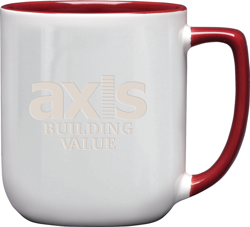 17 oz. Duo-Tone Noble Mug - Deep Etched 6