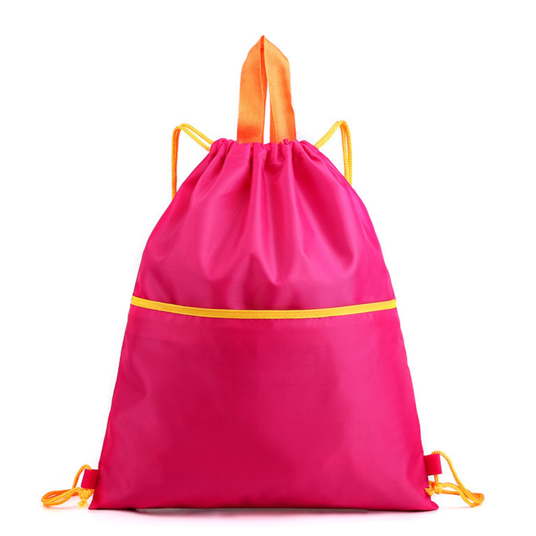 13X15.35 Inch Nylon Drawstring Backpack 2